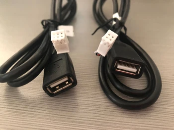 Cablu USB pentru android radio auto cablu usb lung 4 pini si 6 pini conector