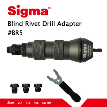 Sigma #BR5 Orb Pop Nit Burghiu Adaptor fără Fir sau burghiu de energie Electrică adaptor alternative aer pneumatice pentru nituri rivet gun