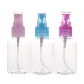 50pcs 50ml Plastic PET Clar Apăsați Pompa de Pulverizare Sticle de Parfum Cosmetice Eșantion Atomizor Containere de Călătorie Lichid Flacoane de unică folosință