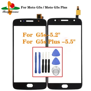 Pentru Motorola Moto G5S XT1791 XT1792 XT1794 Ecran Tactil Digitizer Panou Pentru Moto G5S Plus XT1802 XT1805 LCD de Sticlă din Față Senzor