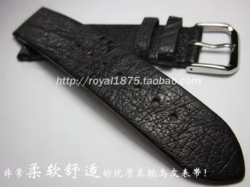 De înaltă calitate de lux subțire 18mm 20mm culoare Neagră din Piele de Strut Watchbands moale Curea curele de ceas accesorii Pentru ceasuri de marcă