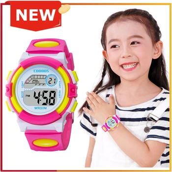 2020 Ceasuri Sport Nou Impermeabil în aer liber, Colorat, Luminos Led Digital de Alarmă Copii Ceasuri de mână Pentru Copii relogio infantil