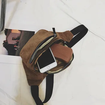 Youda Catifea Talie Sac de Designer cu Fermoar Geanta Sport Travel borsetă Fata Centura de Talie Saci de Moda de Telefon Talie Pack pentru Femei