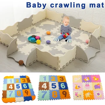 Puzzle Exercițiu Covoare de Joc Set Plin Mat Centralizare Spuma Gresie pentru Copii pentru Copii mici BM88