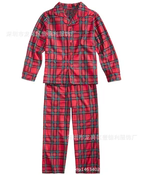 Pijamale Copii Enfant Familie de Potrivire de Crăciun Pijama Roșie Plătit de Iarnă din 2018 Nou Mama si Fiica Haine Nou-născut Vladan