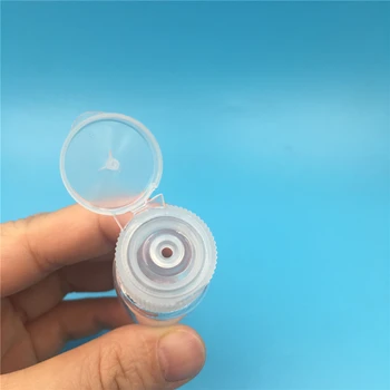 50 Buc 10 20 50 Ml Din Plastic Transparent Capac Flip Sticle De Apă Mini Mici Parfumuri Șampon Eșantion De Containere De Ambalare Transport Gratuit