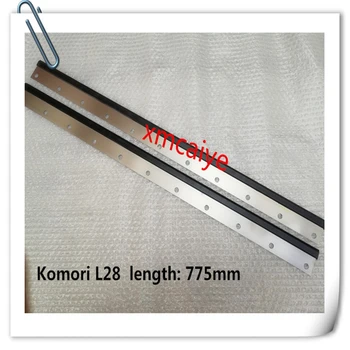2 buc Komori L28 spală lama offset piese de schimb pentru komori tipar offset mașină de 775mm Latime 48 mm ,11 orificii