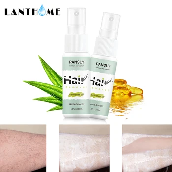 Naturale Permanente depilatoare Spray Lichid + pe bază de Plante de Păr Inhibitor de Crestere a Parului Pubian Corpul Faciale Îndepărtarea Părului pentru Femei și Bărbați