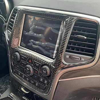 Navigare GPS Decal pentru Jeep Grand Cherokee-2018 Set Complet Interior, Capac din Fibra de Carbon Consola centrala Tapiterie