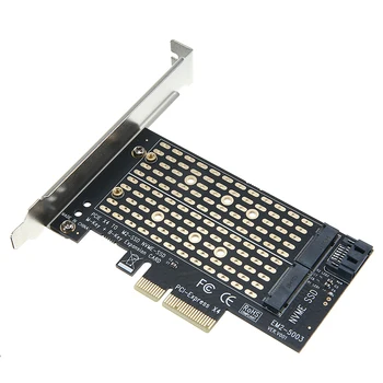Design Robust M2 unitati solid state M pentru SSD Adaptor Express Card Dual M. 2 unitati solid state să PCIe X4 Adaptor de Card În 8Gbps Pentru Windows, Linux, Mac OS