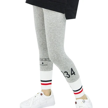 Fete Jambiere Copii Haine Stripe Pantaloni de Bumbac Fete de Glezna-lungime Flexibil Cald Jambiere Imbracaminte pantaloni de Trening Sport