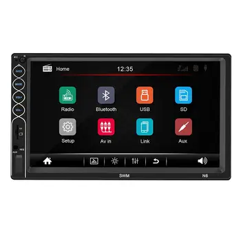 7 Inch, Bluetooth Stereo, Radio Touch Screen Player 2 Din HD Mp5 Player suport Pentru IOS/ Android Pentru Telefon Oglindă Conexiune