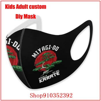 Karate Kid Cobra Kai Miyagi-Karate mascarillaa tela ciclu motor masque adulte lavable masque reutilisable enfant