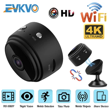 A9 WIFI Mini aparat de Fotografiat Acasă Secrety HD 1080P micro Camera Video cu unghi Larg de Lentile Infraroșu Viziune de Noapte de Rețea Inteligentă CCTV Cam