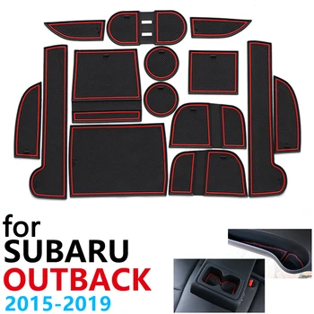 Anti-Alunecare de Cauciuc, Cupa de Perna Ușa Groove Mat pentru Subaru Outback~2019 Accesorii Autocolante Auto mat pentru telefon 2016 2017 2018