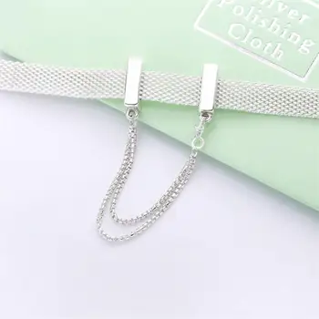 De vânzare la cald Argint 925 Europa Bratara Patru Straturi de Lanțuri de Șarpe Pentru Femei Farmece Cadou Bijuterii DIY
