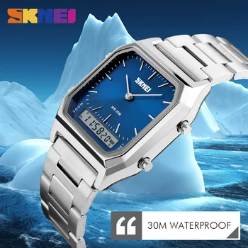 Digital Cuarț Ceasuri Barbati Brand de Top de Moda Cronograf de Lux Dual Time Sport Ceasuri de mână de sex Masculin Ceas reloj hombre SKMEI 2018