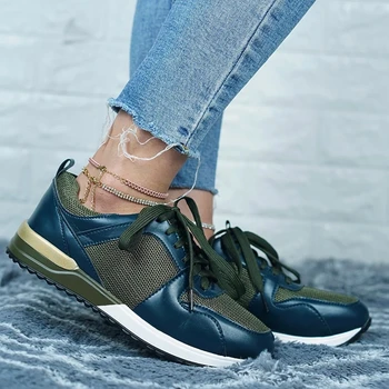 Pantofi pentru femei 2020 Toamna Confortabil Femeie Pene Adidasi Platforma Indesata Pantofi Fund Gros Adidasi Femei Pantofi Casual