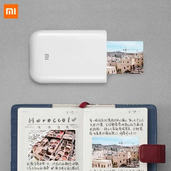 Xiaomi Mijia AR Printer 300dpi Foto Portabil Mini Buzunar cu DIY Cota de 500mAh Imagine Printer Imprimantă de Buzunar Lucra cu Mijia