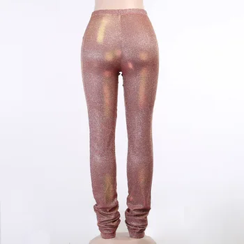 Heeatal Roz Stivuite Jambiere Pantaloni Stramti pentru Femei Sexy Pantaloni Slim Femei Mujer Pantaloni Toamna 2021 Femei Stivuite Pantaloni