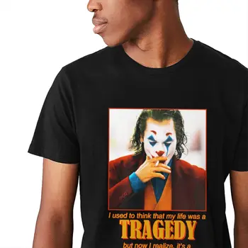 Unisex Tricou Joker Joquin Phoenix 2019 Film, Design Unic, O-neck T Shirt