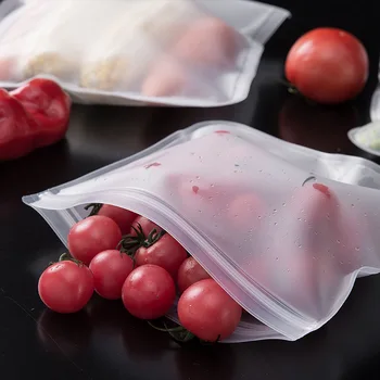 Unibird 3Pcs/Set Reutilizabil de Păstrare a Alimentelor Proaspete Sac EVA Fructe&Legume Contanier Bucătărie Frigider Sigiliu Organizator Set