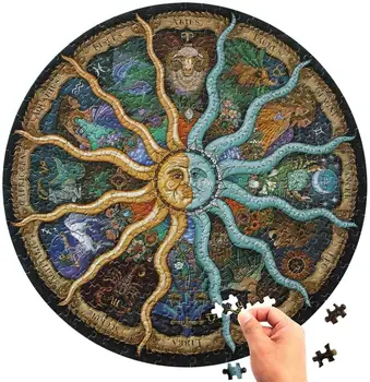 500 de Piese de Puzzle-Puzzle-uri pentru Adulți Imaginația Serie - Zodiac Horoscop Puzzle Jucării DIY Constelație Puzzle-uri Cadou de Absolvire