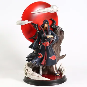Anime Naruto Shippuden Uchiha Itachi Tsukuyomi Akatsuki Cadou de Crăciun din PVC de Acțiune Figura Model de Colectie Statuie Jucărie
