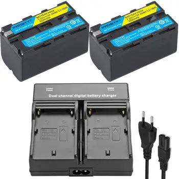 Pentru sony NP-F770 NP-F750 NP-F770 bateriei pentru Sony CCD-RV100 SC5 TR940 TR917 Camera CN-160 CN-216 NC-304 YN 300 VL600 Video cu LED-uri