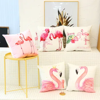 Domnișoara de onoare Cadou Flamingo Pernă față de Pernă Dormitor Canapea Decor de Nunta Favoruri și Cadouri pentru Invitatii la Petrecerea de Ziua Suveniruri