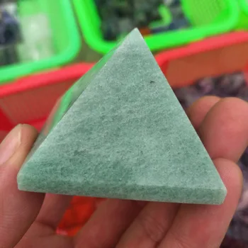 Verde dongling naturale de jad cristalină piramida de vindecare