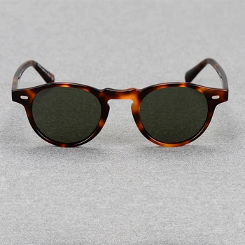 Gregory Peck OV5186 Size47 Oliver Brand de ochelari de Soare pentru Femei ochelari de Soare Barbati Polarizat ochelari de Soare Rotund cu OP Logo-ul Original Cutie