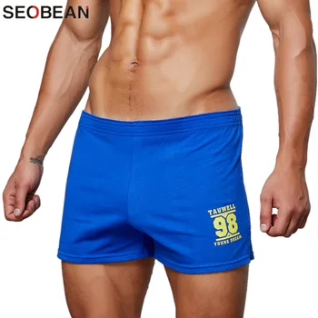 SEOBEAN Noua Moda pentru Bărbați Boxeri Lounge pantaloni Scurți de Bumbac Vrac boxeri Liber de Fitness, Acasa, Somn Purta pantaloni Scurți Casual