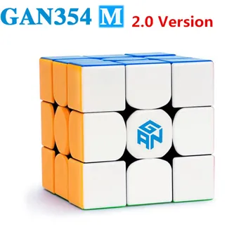 GAN 354 M 3x3 magneți puzzle cub magic GAN354 M profesională viteza gans cuburi GAN 354M Magnetice jucarii pentru copii
