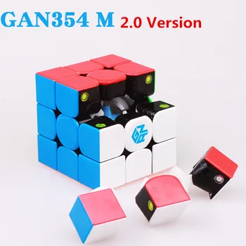 GAN 354 M 3x3 magneți puzzle cub magic GAN354 M profesională viteza gans cuburi GAN 354M Magnetice jucarii pentru copii