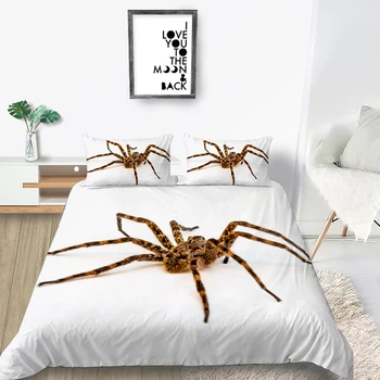 3D Spider web printing Plapuma Acoperă Carpetă Acopere Set Pernă Shams Set de lenjerie de Pat King Regina Full Singur Acasa Textile