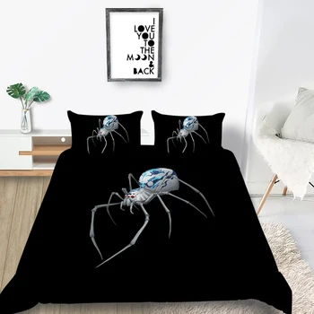 3D Spider web printing Plapuma Acoperă Carpetă Acopere Set Pernă Shams Set de lenjerie de Pat King Regina Full Singur Acasa Textile