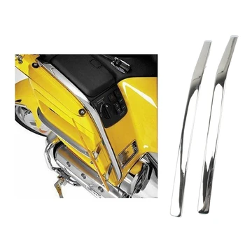 2x Motocicleta Conectarea Carenaj Arc în Formă de Strake pentru Honda GoldWing GL1800 2001-2011 Accesorii Decor, Argint