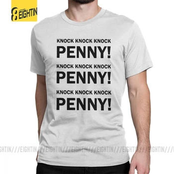 The Big Bang Theory, Sheldon Penny Uimitoare Tricouri Om cu Mânecă Scurtă Haine 4XL 5XL Tricou de Bumbac, O-Neck T-Shirt