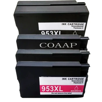 4 Culori 953 XL Compatibil cu cartușele de cerneală HP OfficeJet Pro 7740 8210 8710 8715 8720 8730 8740 plin cu cerneală pigment