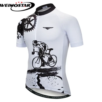Weimostar Bărbați Ciclism Jersey alpin jersey maillot ciclismo mtb tricouri Biciclete de Viteze Bicicleta tricou Tricou iute Uscat