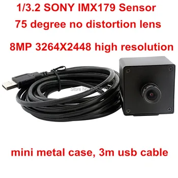 Nici o distorsiune 8.0 megapixeli 3264X2448 HD aparat de fotografiat usb de Protecție de Securitate aparat de fotografiat SONY IMX179 CMOS micro caseta mini modul camera