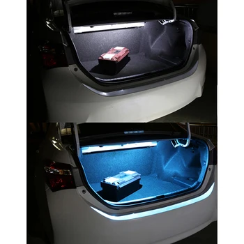 Alb Eroare FreeLED interior + lampa plăcuței de Înmatriculare kit de lumina Pentru Skoda Octavia 1 2 3 MK1 MK2 MK3 Sedan Combi (1996-2018)