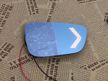 Osmrk albastru oglinda retrovizoare pentru Scirocco cu încălzire electrică, dinamică led de semnalizare laterale,anti-evidente, mai mare vizibilitate