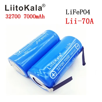 12PCS LiitoKala 32700 3.2 v 7000mAh lifepo4 baterie reîncărcabilă de celule LiFePO4 5C baterie de descărcare de gestiune pentru Alimentare de Rezervă pentru lanterna
