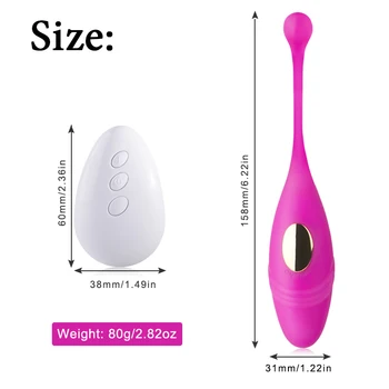 Vibratoare Ouă Telecomanda Wireless Portabil Vibratoare Chilotei Bile Vaginale, Bile Kegel G - Spot Vibratoare Jucarii Sexuale pentru Femei