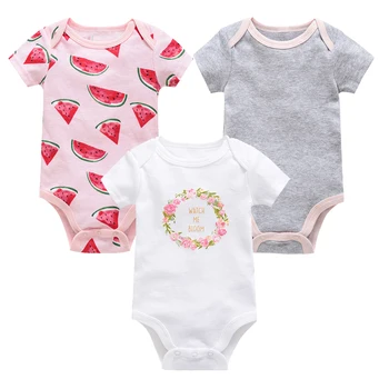 2019 Honeyzone Vara body bebe gemeni haine pentru copii cu Maneci Scurte Pline de Desene animate Fetita Bodysuit ropa de bebe Baby boy Salopeta