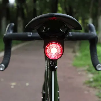 Biciclete Coada Lumina USB de Încărcare de la Distanță de Control de Ciclism Fata/Spate Coada de Alarmă Lumină de culoare Roșie Intermitentă de Siguranță Ciclism Lampa de Avertizare