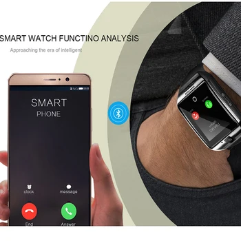 BIBINBIBI Bluetooth Ceas Inteligent Bărbați Q18 Cu Ecran Tactil Mare a Bateriei Suport TF Card Sim Camera pentru Android Telefon Inteligent watch