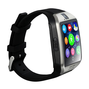 Ceas Barbati Q18s Bluetooth Ceas Inteligent Suport 2G GSM SIM Card Audio Camera Tracker de Fitness Smartwatch cu Android și iOS Telefoane Mobile